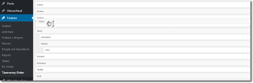 Category Order and Taxonomy Terms Order